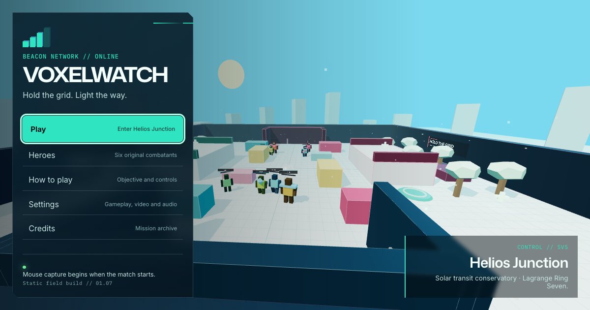 Screenshot of the Voxelwatch demo